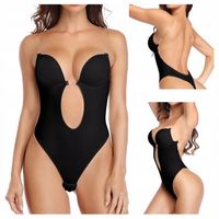 DAMSKIE BODY SUKNI CZARNE WYSZCZUPLAJĄCE BIUSTONOSZ STRINGI BEZ PLECÓW 36