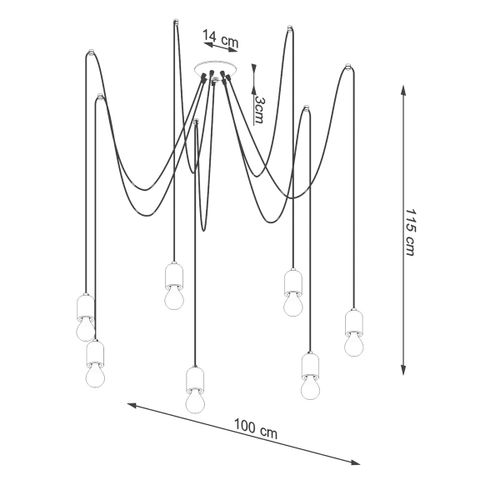Żyrandol NESO 7 na Arena.pl