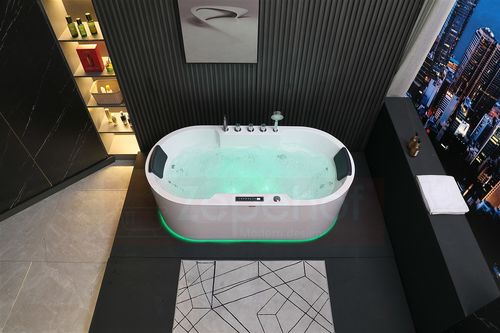 Wirujące dysze Wanna z hydromasażem BZX-675 prostokątna 170cmx850cmx60cm z na Arena.pl