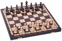 SQUARE - Szachy drewniane PERŁA - 39 x 39 cm Figury Turniejowe nr 4 !