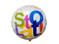 Balon foliowy "Sto Lat", 45 cm (18 cali) [1685] [balon na hel]
