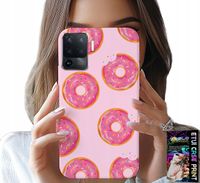 ETUI DO OPPO F19 PRO - WZÓR Z PĄCZKAMI DONATAMI POLEWĄ CUKROWĄ