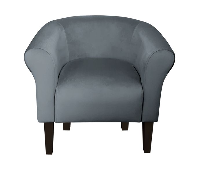 Fotel Milo nogi 20cm venge szary BL14 zdjęcie 2