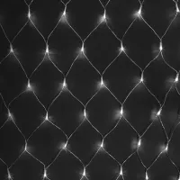 Siatka LED 300 zimnych diod 4,5x1,5 m biała do dekoracji zewnętrznych