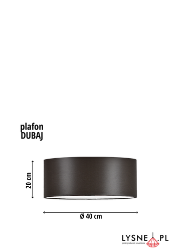 Plafon DUBAJ  fi- 40cm E27 na Arena.pl