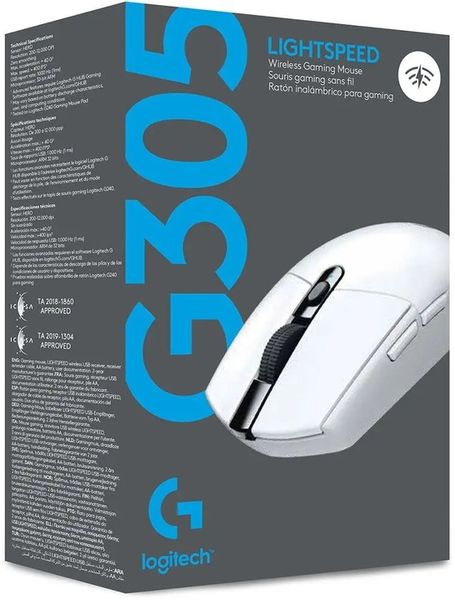 MYSZKA BEZPRZEWODOWA LOGITECH G305 LIGHTSPEED BIAŁA zdjęcie 11