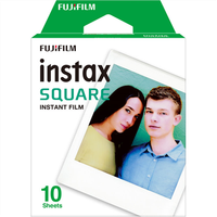 Folia Fujifilm Instax Square w formacie Instant | Błyszcząca powierzchnia | Zestaw 10 szt. | Gwarancja 24 miesiące