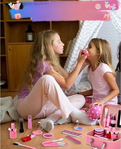 Kuferek kosmetyków Zestaw MAKE UP MALOWIDŁA Kosmetyki dla dziecka makijaż na Arena.pl