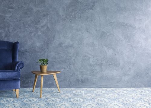 Samoprzylepna Płytka PCV Podłogowa Patchwork Retro Niebieski PP53 na Arena.pl