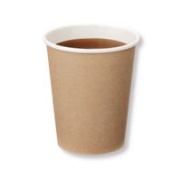 kubek papierowy 250ml na kawę kraft 50szt sup