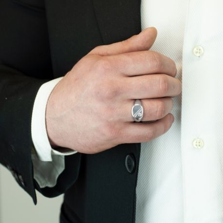 SREBRNY SYGNET Z CYRKONIĄ PRÓBA SREBRA 925 GRAWER GRATIS zdjęcie 4