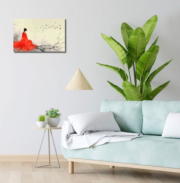 Obraz 50x30cm Diva Na Gałęzi zdjęcie 2