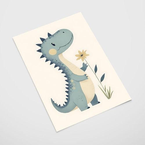 Plakat dla dziecka dinozaur 50x70 cm na Arena.pl