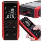 DALMIERZ LASEROWY 50M KĄTOMIERZ CYFROWY MIERNIK POZIOMICA LASEROWA LED