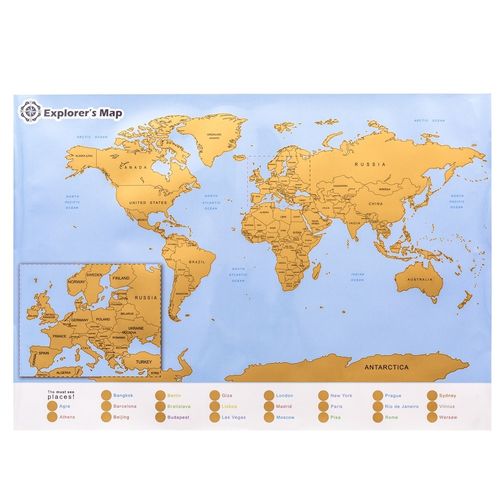 Mapa Zdrapka - Świat (EN) na Arena.pl