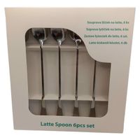 Łyżeczka Długa do Latte Stal Nierdzewna 6szt