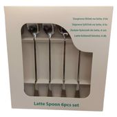 Łyżeczka Długa do Latte Stal Nierdzewna 6szt