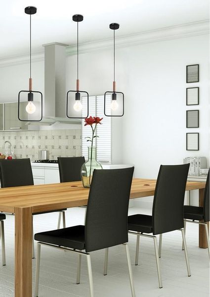 Frame zwis 1x60W E27 czarny zdjęcie 4