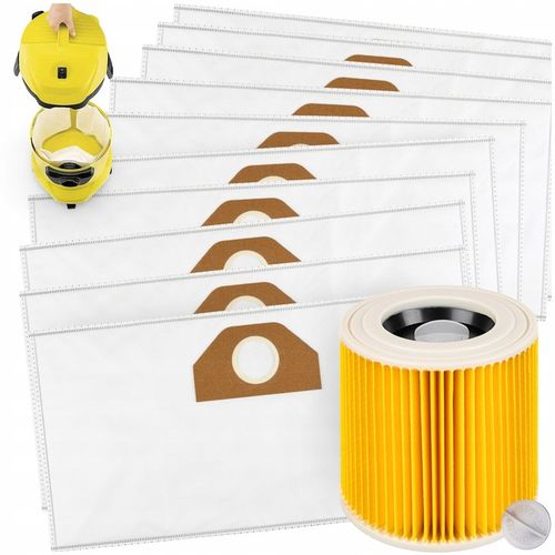 10x WORKI DO ODKURZACZA KARCHER WD3 WD2 SE4001 PLUS KWD V-17 V-15 V12 FILTR na Arena.pl