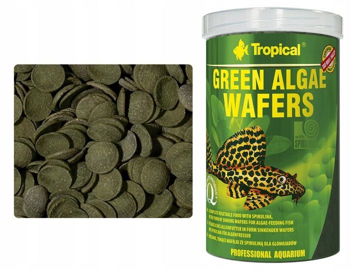 TROPICAL GREEN ALGAE WAFERS 1000ml KARMA GLONOJAD zdjęcie 1