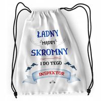 Plecak Dla Inspektora Sportowy Szkolny Worek Torba Z Nadrukiem Ze Zdjęciem