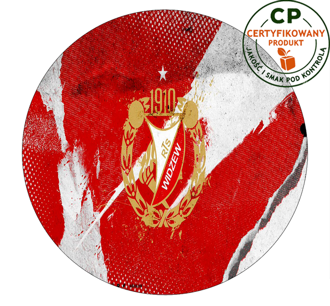 Opłatek na tort Widzew Łódź zdjęcie 1