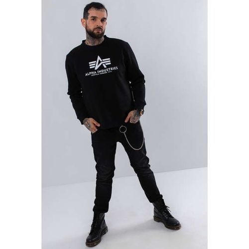 Alpha Industries BASIC SWEATER 03 BLACK Rozmiar - L na Arena.pl