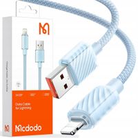 2 x Kabel Mcdodo CA-3641 USB-A do Lightning 1,2m Szybkie Ładowanie 3A Niebi