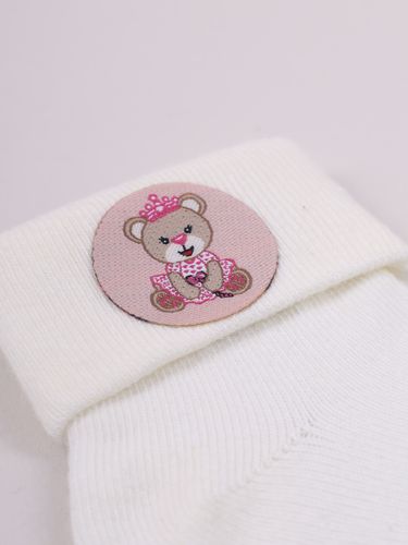 Skarpety niemowlęce bawełniane dziewczęce miś 3PAK 6-12 miesięcy YOCLUB na Arena.pl