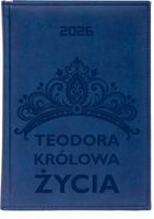 Kalendarz TYGODNIOWY A6 2026 z grawerem Planer książkowy Z TWOIM NAPISEM