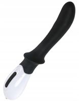 Wibrator Silikonowy Ładowany Usb. Czarny. Stymulacja Punktu G