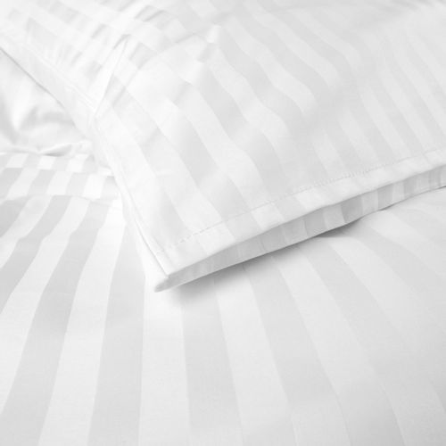 Poszewka hotelowa na zakładkę PASY 2cm biała/50x60 na Arena.pl