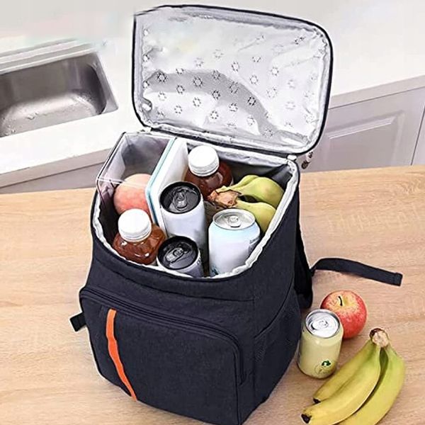 DUŻA POJEMNOŚĆ 18L IZOLACJA PIKNIK PLECAK TORBA DO PRZECHOWYWANIA ŻYWNOŚCI zdjęcie 11