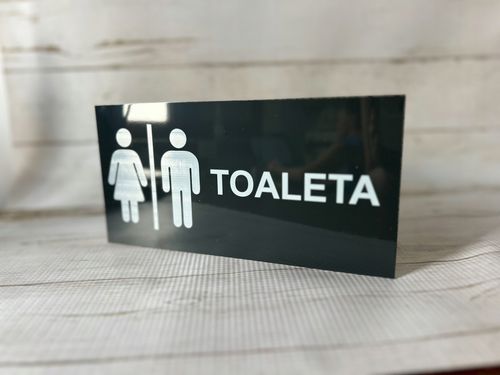 Tabliczka znak informacyjny 20x15 Antracyt BRAMA WJAZDOWA Nierdzewna na Arena.pl