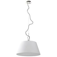 LAMPA wisząca MD2361-M-WH/2293 abażurowa OPRAWA zwis klasyczny biały
