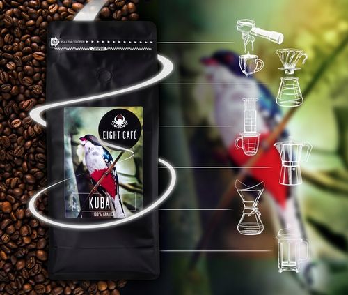 Kawa Mielona Świeżo Palona 100% Arabica Kuba 500G Eight Cafe na Arena.pl