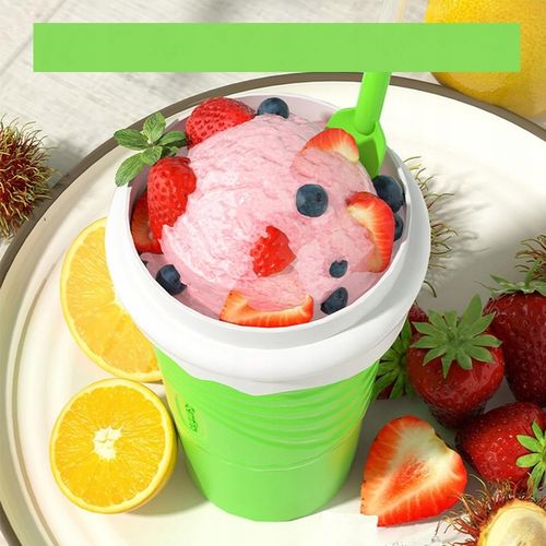 KUBEK DO ROBIENIA SLUSHY LODÓW SORBETÓW WYCISKANY NA BREJĘ SMOOTHIE 500ML na Arena.pl