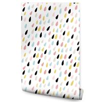 Tapeta Do Pokoju Dziecięcego Kolorowe KROPELKI