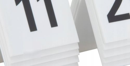 Securit Tabliczki stołowe, cyfry 11-20 na Arena.pl