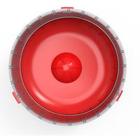 Cichy kołowrotek dla małych gryzoni - Zolux RODY3 14x8,5x14cm czerwony