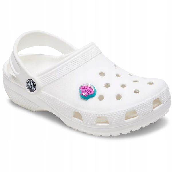 Przypinka Ozdoba Crocs Charms Jibbitz Pin Do Butów Pink Seashell with Gem zdjęcie 2