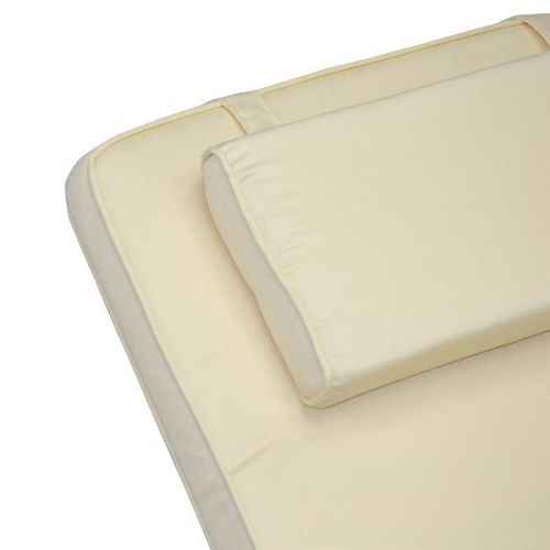 Materac z poduszką Garth - kremowa na Arena.pl