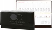 Terminarz 2026 tyg. kalendarz leżący biurkowy Z TOIM LOGO grawerem 10 szt