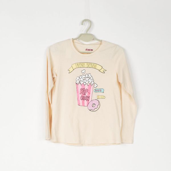 BLUZKA DZIEWCZĘCA BEŻOWA YOUNGSTYLE R. 152 zdjęcie 1