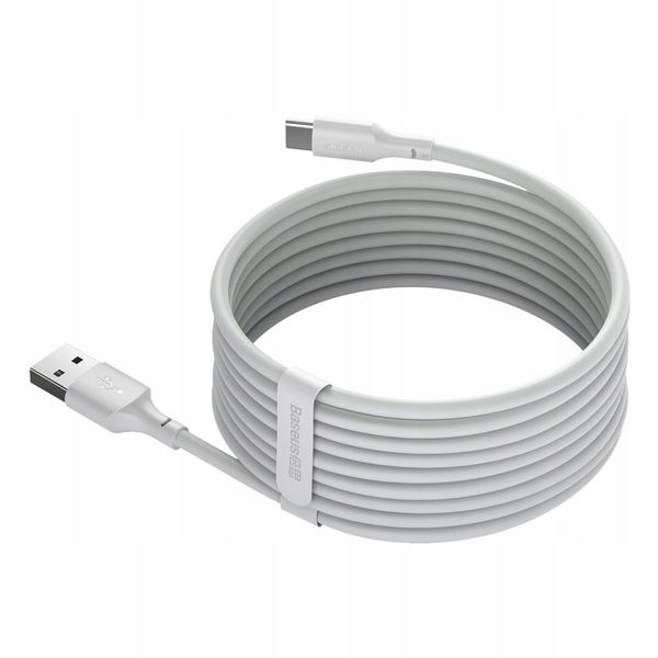 Kabel niktrade USB - USB typ C 1,5 m biały zdjęcie 5