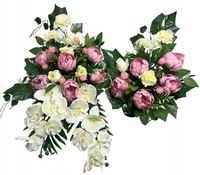 KOMPOZYCJA STROIK KOMPLET na grób pomnik cmentarz