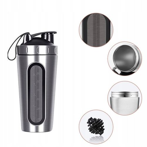 SHAKER 700ml BIDON BIAŁKO SZEJKER DO ODŻYWEK na Arena.pl