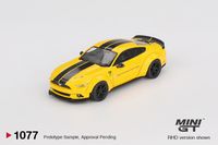 MINI GT FORD MUSTANG LB-Works 2015 Triple yellow 1:64