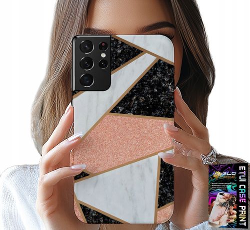 ETUI DO SAMSUNG GALAXY S21 Ultra - ELEGANCKIE MODNE WZORY CASE + FOLIA na Arena.pl