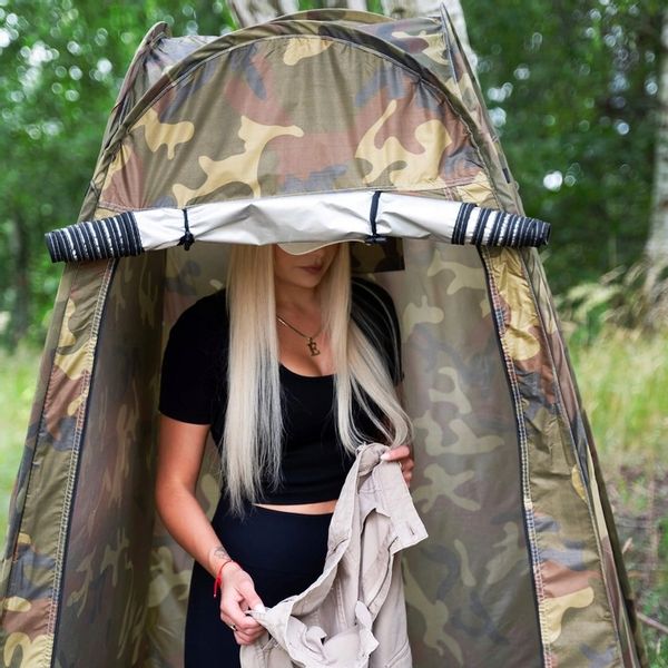 NAMIOT NA PRYSZNIC TOALETA WC PRZEBIERALNIA PRZENOŚNA KEMPINGOWY PLAŻOWY zdjęcie 10